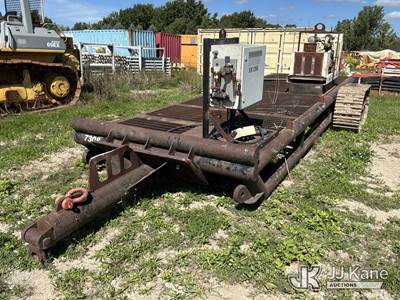 Track Mounted 24 ft Tow Trailer w/ Blast System (Condition Unknown)