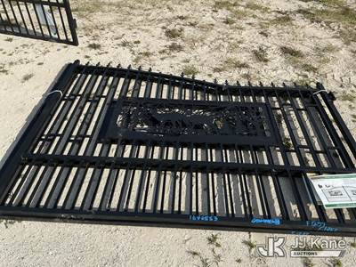 20 Ft Bi-Parting Galvanized & Powder Coated Gate, 7 Ft Height