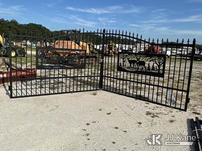 20 Ft. Bi-Parting Galvanized & Powder Coated Gate