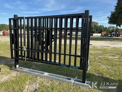 20FT Bi-Parting Gate With Corner Posts & Base Installation (Condition Unknown )