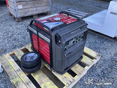 Honda EU7000IS Generator, Used, Runs, 1,322 Hours