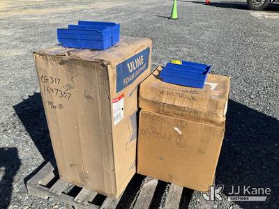 3 Box’s Miscellaneous Blue Bins (Used )