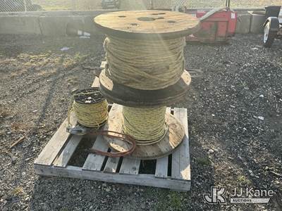 (2) Greenlee Pulling Rope Spools, 3/8" and 3/4", Approx. 500 ft Each