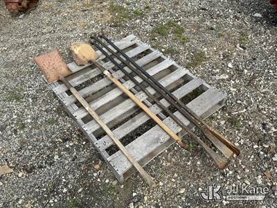 (3) Steel Digging Bars and (2) Shovels