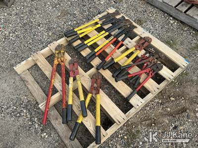 (4) Fiberglass Handle Cable Cutters and (7) Bolt Cutters
