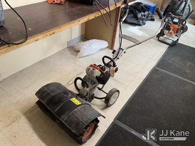 Used Stihl MM55 Gas Stone Power Sweeper