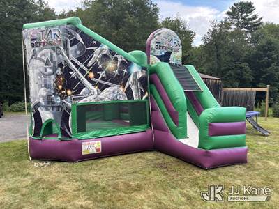 Star Defender Commercial Bounce House with Blower, Used, Approx 16'X13' with 5'X8' Slide