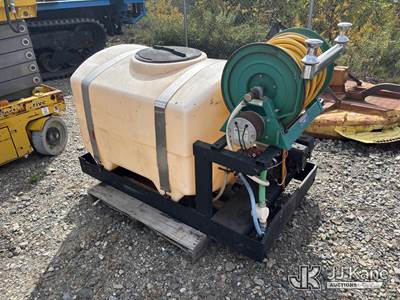 Skid Mounted Spray Unit with 200 Gallon Tank & Hose Reel