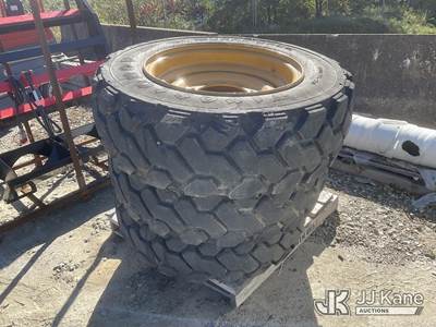 3 Telehandler 400/75-28 Foam Filled Rims & Tires