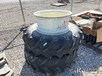 (2) 14.9-28 Tires & (3) Rims