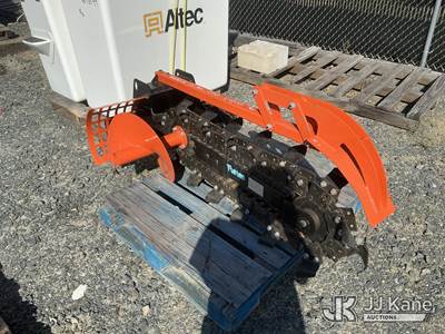 Future D39 Hydraulic Trencher Attachment for Skid Steer w/ C-Cup Chain (New/Unused)