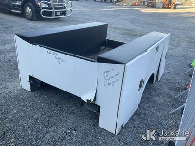 Used Stahl 8 ft Service Bed, Single Rear Wheel, Fits RAM/FORD/GM