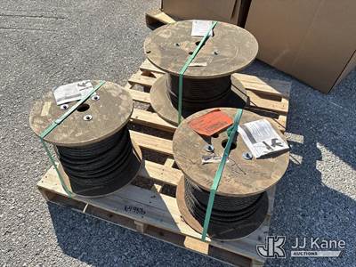 (3) Spools Of 1/2 Inch Wire Rope