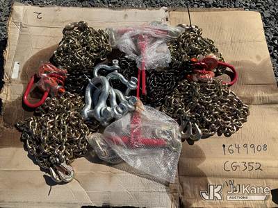 Grade 80 Chains, Ratchet Binders & Shackles Lot