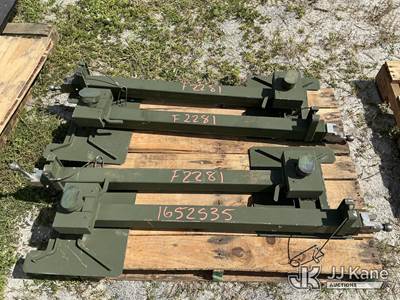 Lot of (4) Container Leveling Jacks