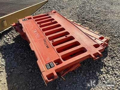 (3) Plastic Barriers (Used)