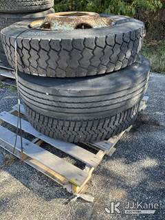 (3) 10R22.5 Tires