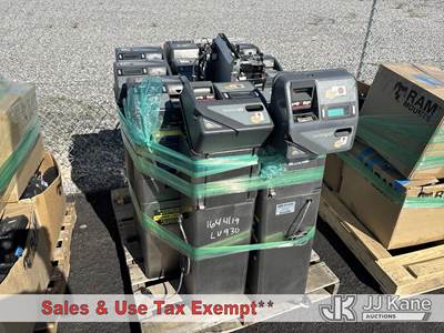 Pallet of genfare fare boxes