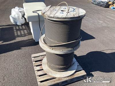 (2) Spools 3/8” Wire Rope