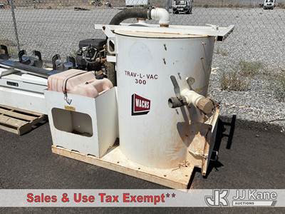 2009 Wachs Trav-L-VAC 300 Vacuum Excavation Unit, Kohler