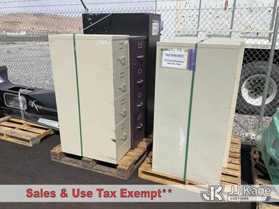 (2) Pallets Vertical File Cabinets