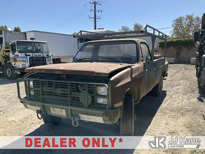 1986 Chevrolet D30 Military Postal Unit Pickup Truck