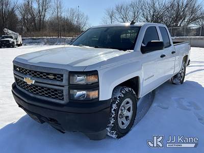 2015 Chevrolet Silverado 1500 Work Truck Double Cab 4WD 5.3L V8 OHV 16V 4wd