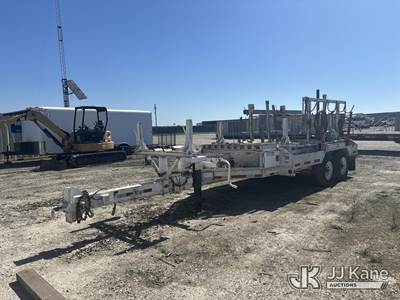 2019 Brooks Brothers PT-122-7KE T/A Extendable Pole/Material Trailer