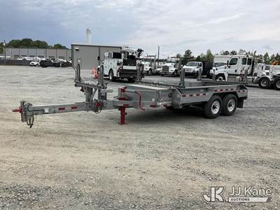 2022 Brooks Brothers PT 122-7KE T/A Galvanized Extendable Material/Pole Trailer