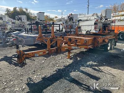 2010 Brooks Brothers PT122-XL-7KE Extendable T/A Material/Pole Trailer