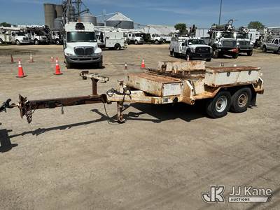 2000 Brooks PT92-6K T/A Extendable Pole/Material Trailer