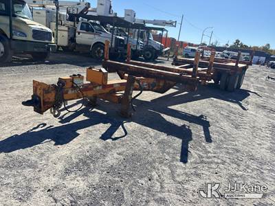 2016 Butler BP3080 T/A Extendable Material/Pole Trailer