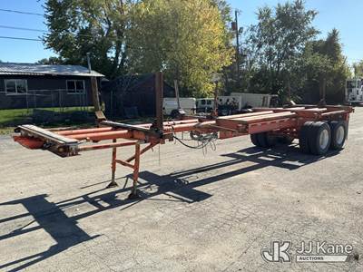 1979 Leland SPTP18D 5th Wheel T/A Extendable Pole Trailer
