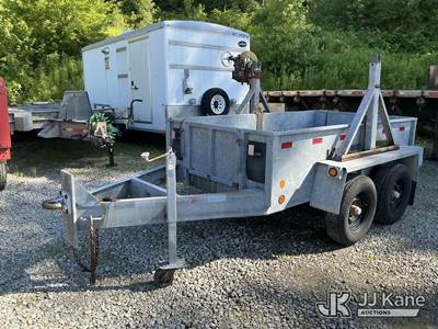2003 MGS T/A Galvanized Reel/Material Trailer