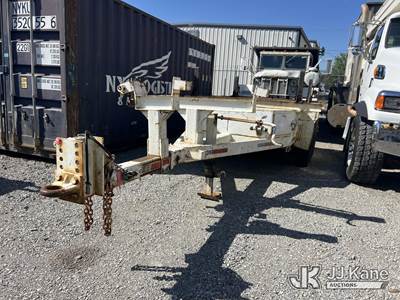 2002 Reids T/A Material/Pole Trailer