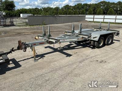 2003 Sauber 4500 T/A Galvanized Extendable Material/Pole Trailer