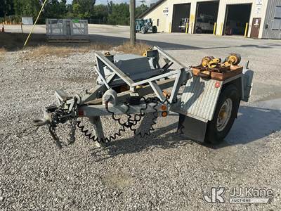 1995 Sauber 4501-1 S/A Galvanized Pole Dinkey/Dolly Trailer