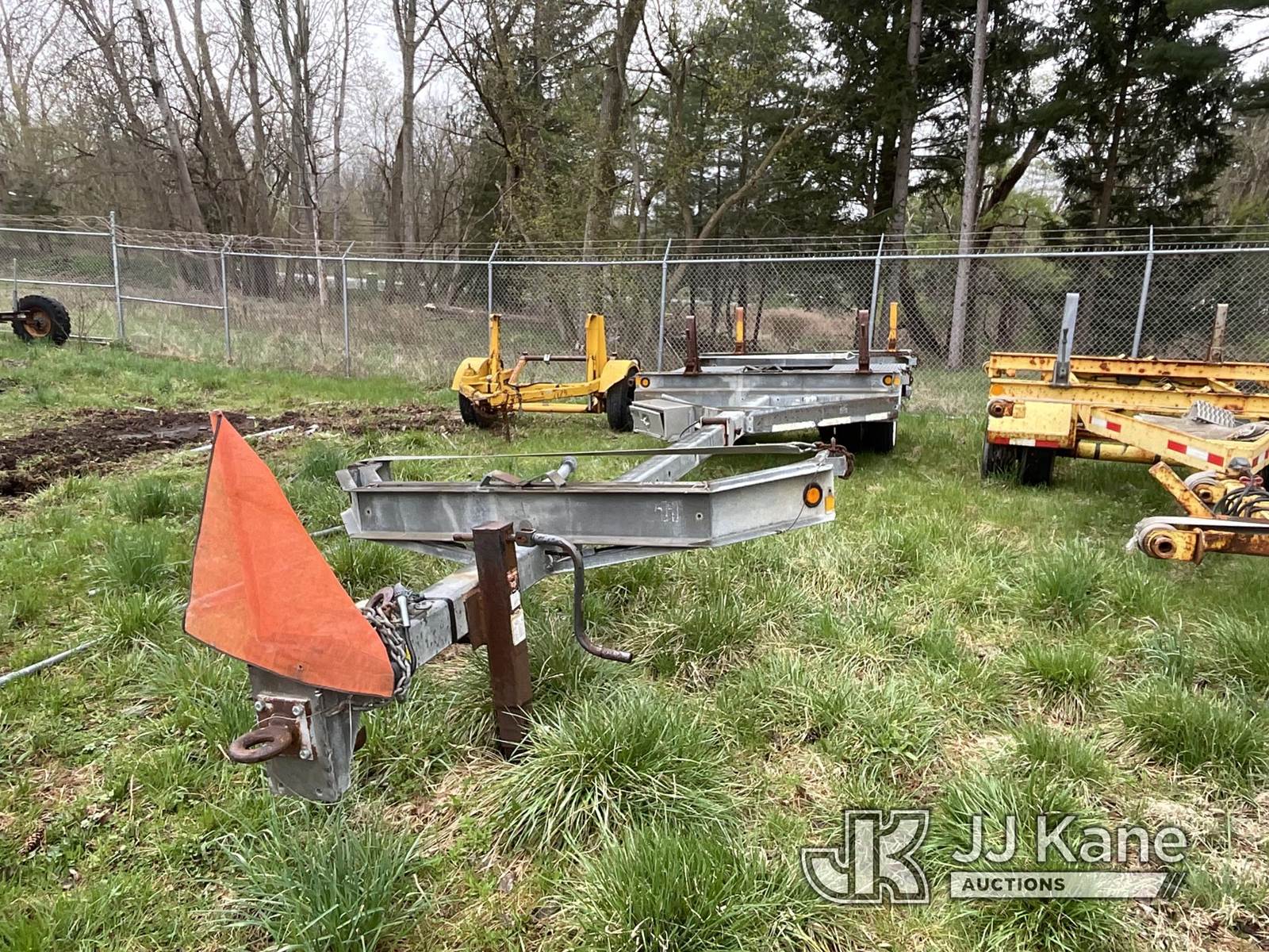 2001 Sherman & Reilly SRMPE115A Galvanized Extendable Pole Trailer For