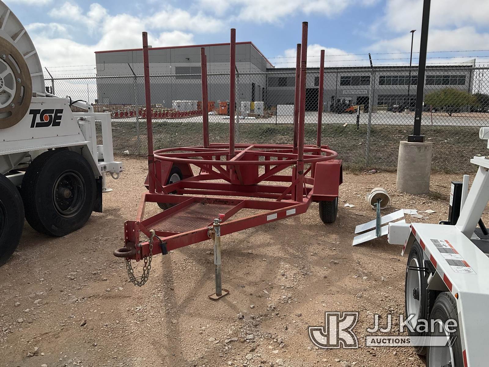 2017 RAINMAKER Plastic Pipe Reel Trailer (No Title) (Stands and Rolls For Sale Odessa, TX