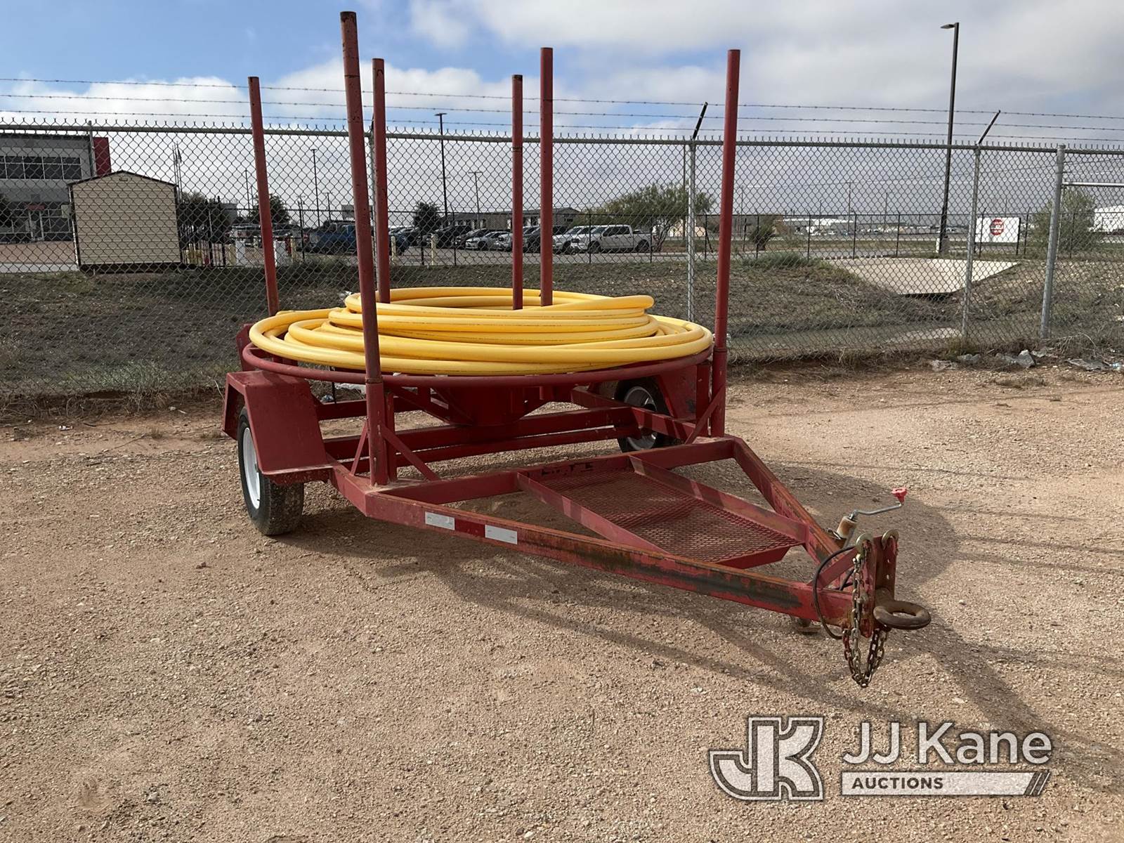 2017 RAINMAKER Plastic Pipe Reel Trailer (No Title) (Stands and Rolls For Sale Odessa, TX