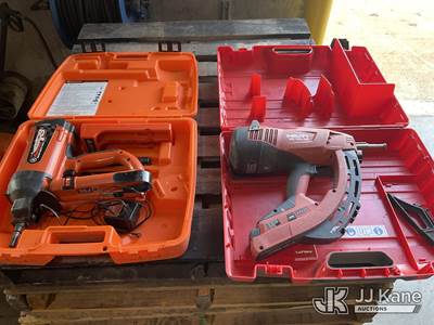 Hilti & Ramset Nailgun Kits With Case & Batteries