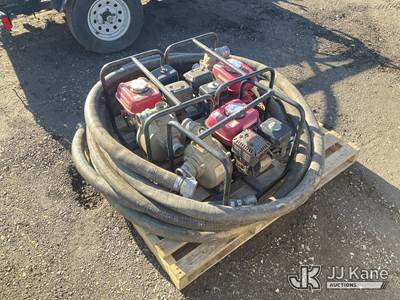 (3) 2 inch Honda Water Pumps (Condition Unknown)