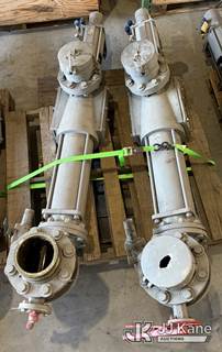 Pallet With (2) Skimmer Off-Loading Hydraulic Pumps - Class V (Condition Unknown)