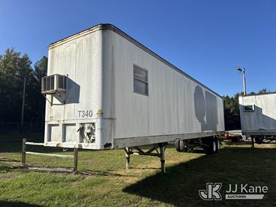 1988 Fruehauf 45 Ft T/A Van Body/Office Trailer