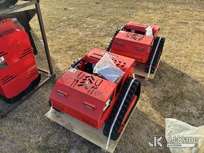 (2) Remote Control Lawn Mowers