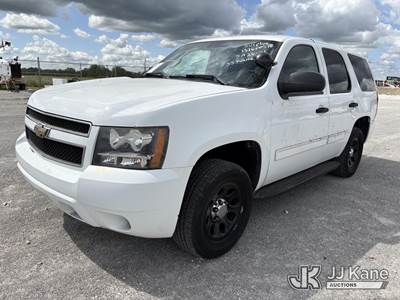 2013 Chevrolet Tahoe Police 4-Door Sport Utility Vehicle