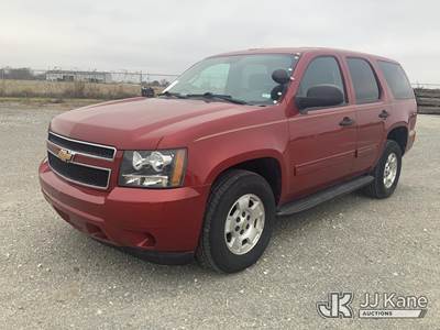 2012 Chevrolet Tahoe Police Package 4x4 4-Door Sport Utility Vehicle