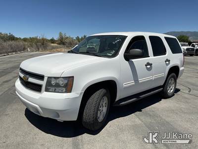 2012 Chevrolet Tahoe Police Package 4x4 4-Door Sport Utility Vehicle