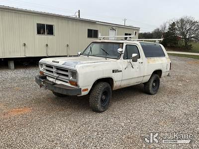 1987 Dodge Ram Charger 4x4 2-Door Sport Utility Vehicle