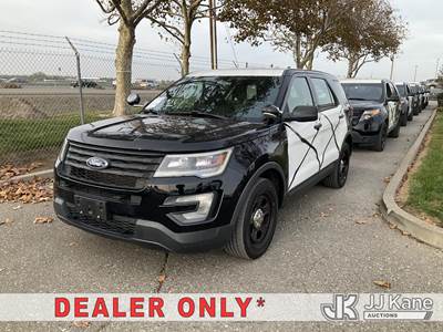 2018 Ford Explorer Police AWD 4-Door Sport Utility Vehicle Pickup Truck